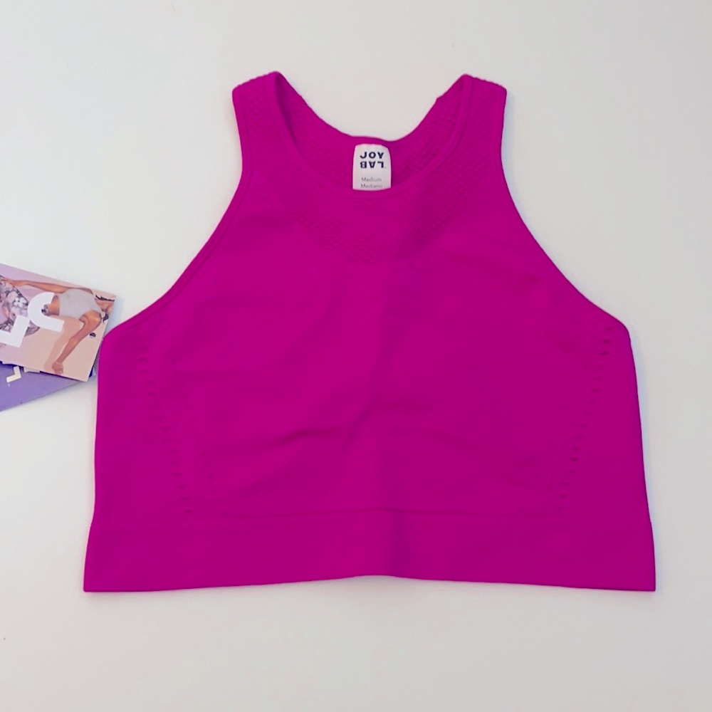 JoyLab seamless mesh racerback bra